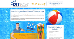 Desktop Screenshot of diypools.co.za